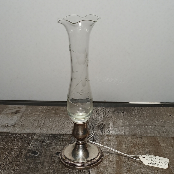 Fisher Accents Antique Fisher Sterling Silver 197 Footed Base